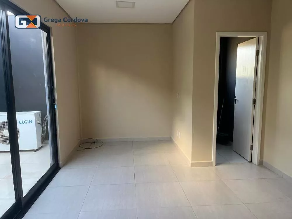 Sala comercial com varanda 
