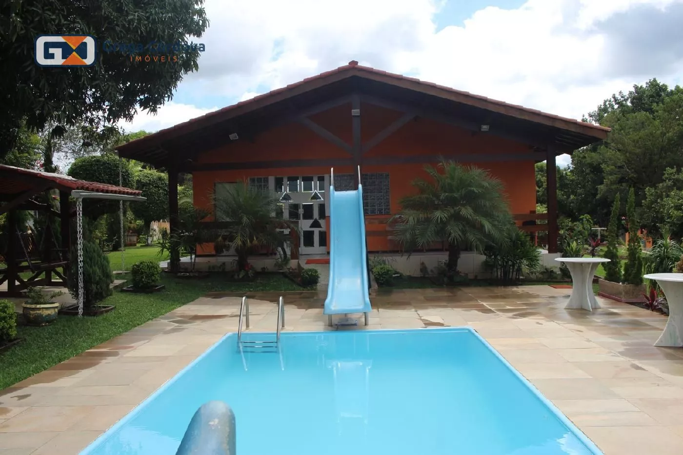 Linda chácara no jundiacanga 500 metros de terreno com piscina e área gourmet
